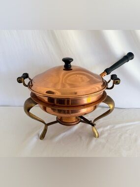 Vintage Copper Chafing Dish